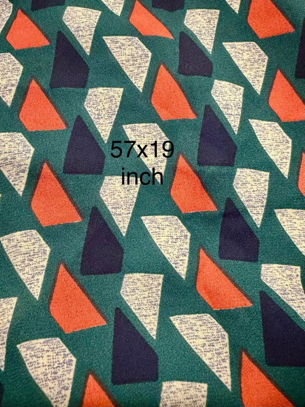 Geometric Multi-Color Scarf - Picture 5 of 5